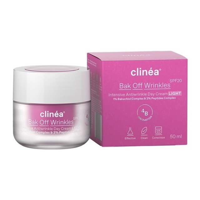 Clinéa Back off Wrinkles Light SPF20 Αντιγηραντική Κρέμα Προσώπου Ελαφ …