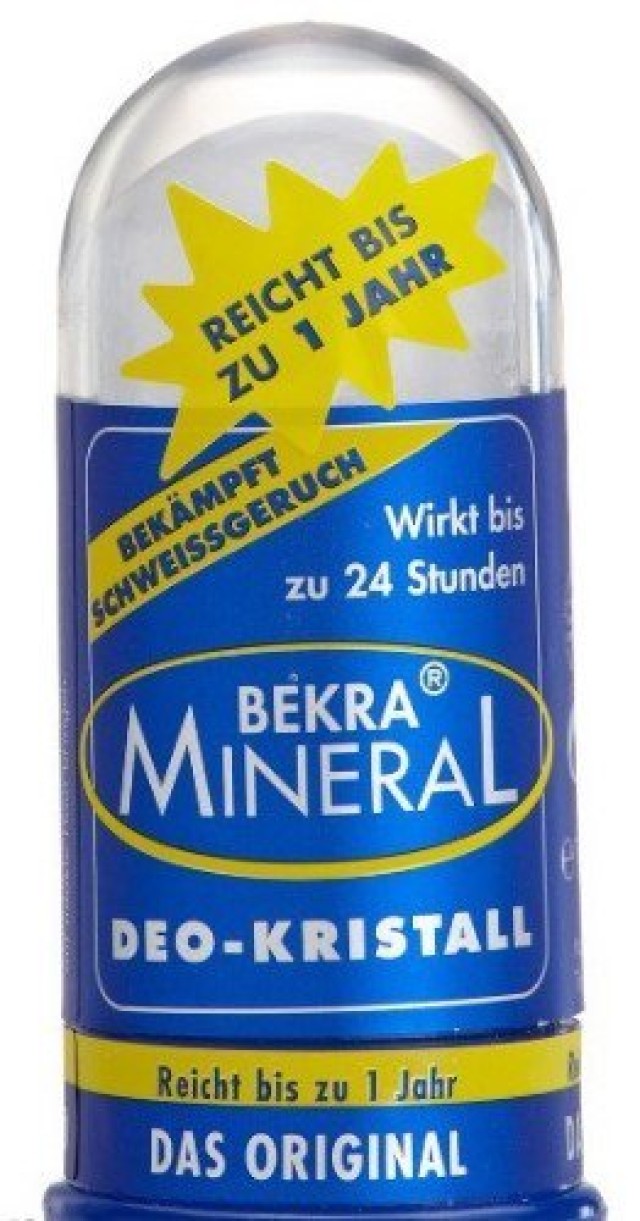 Bekra Mineral Deodorant Stick Αποσμητικό Σώματος 24ωρης Ενυδάτωσης Φυσικός Κρύσταλλος 100gr