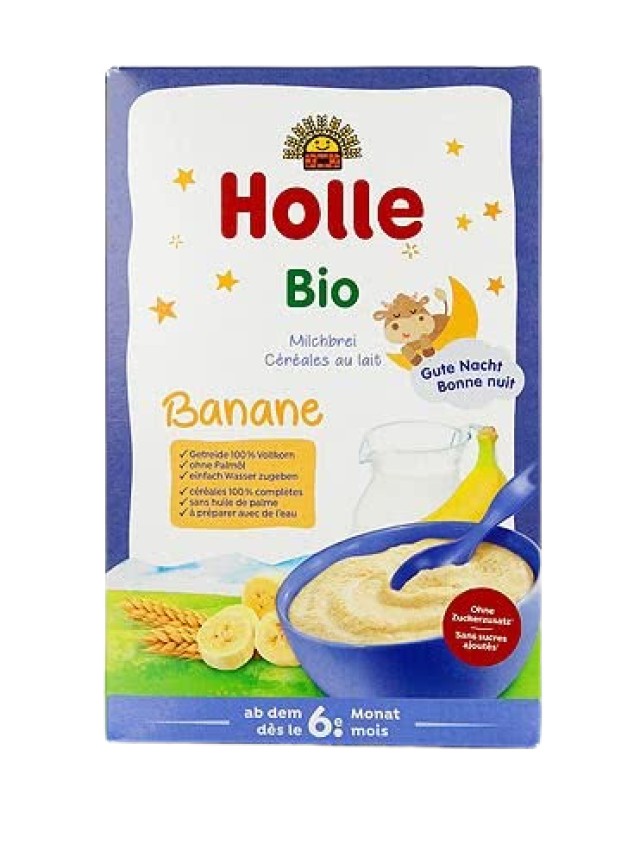 Holle Bio Banane Βρεφική Κρέμα με Μπανάνα & Γάλα από 6m 250gr