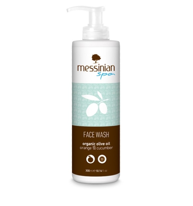 Messinian Spa Face Wash Orange & Cucumber Απαλό Καθαριστικό Προσώπου Π …