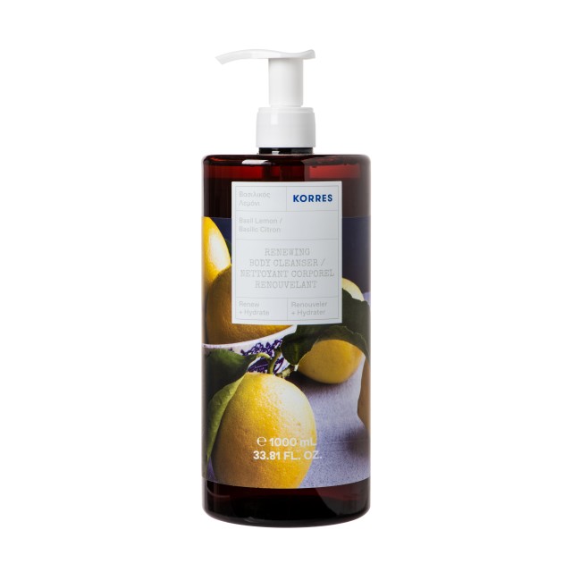 Korres Renewing Body Cleanser Αναζωογονητικό Αφρόλουτρο με Άρωμα Βασιλ …
