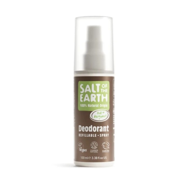 Salt of the Earth Vegan Refillable Spray Oud & Bergamot Αποσμητικό Επα &hellip;