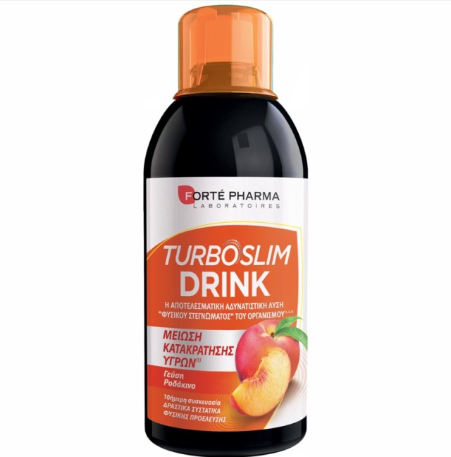 Forte Pharma Turboslim Συμπλήρωμα Διατροφής Αδυνατίσματος Τσάι - Ροδάκινο 500ml