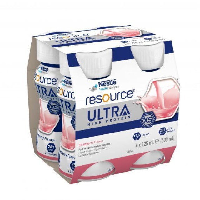 Nestle Resource Ultra High Protein Γεύση Φουντούκι 4x200ml, 4 Τεμάχια Nestle Resource Ultra High Protein Γεύση Φουντούκι 4x200ml, 4 Τεμάχια