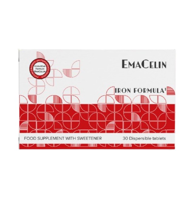 Dermageria Emacelin Iron Formula Συμπλήρωμα Διατροφής Σιδήρου με Γλυκα &hellip;