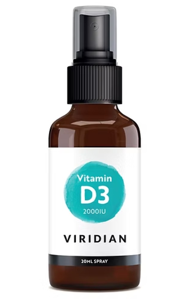 Viridian Vitamin D3 2000iu Spray Βιταμίνη για Ενίσχυση του Ανοσοποιητι …