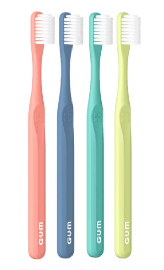Gum 410 Classic Compact Medium Οδοντόβουρτσα Μέτρια με Μικρή Κεφαλή 1 &hellip;