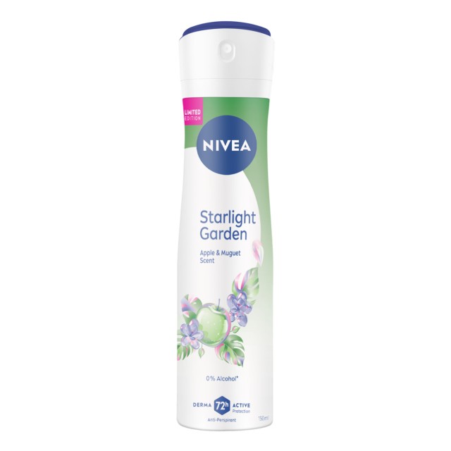 Nivea Deo Starlight Garden Le Γυναικείο Αποσμητικό Spray με 72h Προστα &hellip;