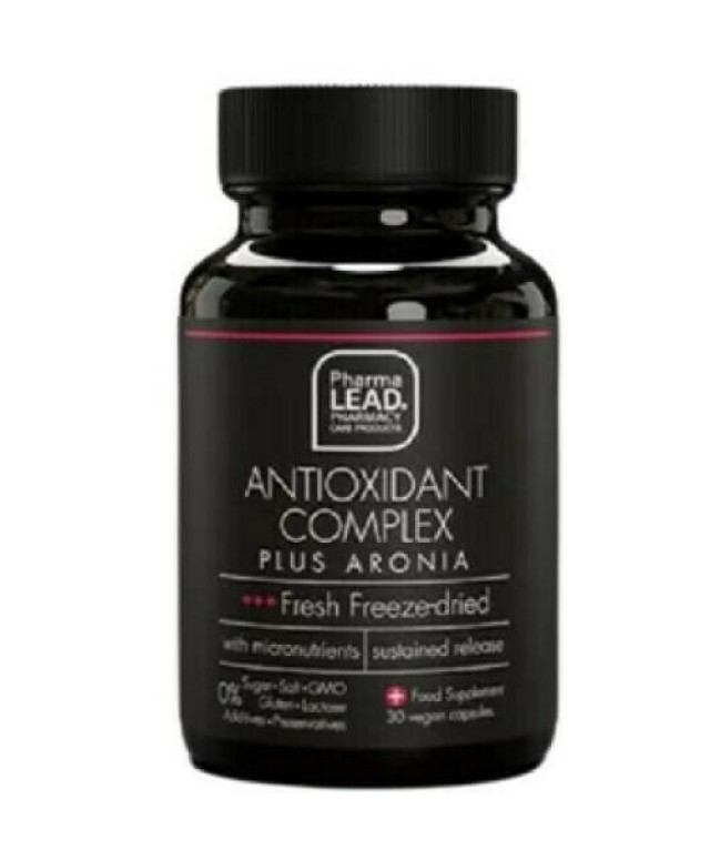 PharmaLead Black Range Antioxidant Complex Plus Aronia Συμπλήρωμα Διατροφής με Αντιοξειδωτική Δράση 30 Φυτικές Κάψουλες