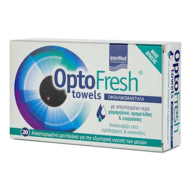 Intermed Optofresh Towels, 20pcs Intermed Optofresh Towels, 20pcs