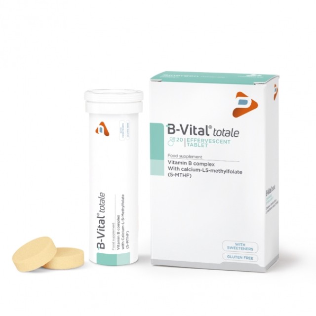Pharmaline B Vital Totale Complex Συμπλήρωμα Διατροφής με Σύμπλεγμα Βιταμινών B 20 Αναβράζοντα Δισκία