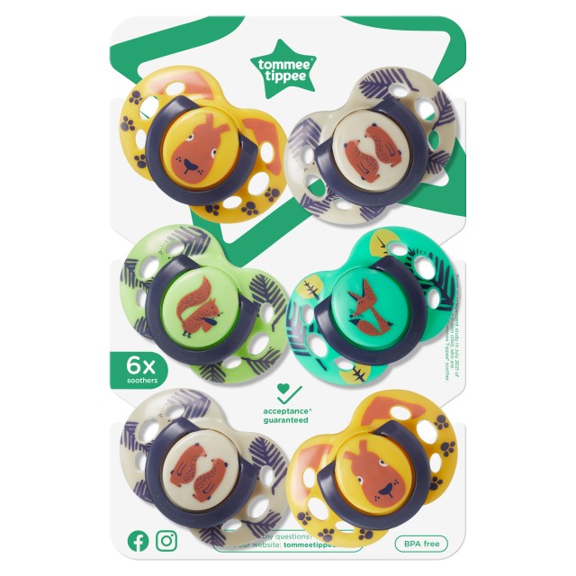 Tommee Tippee Fun Style All Girl Ορθοδοντικές Πιπίλες Σιλικόνης για Κο …