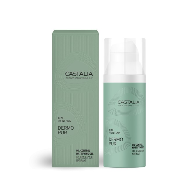 Castalia Dermopur Oil Control Mattifying Ρυθμιστικό Gel Προσώπου για Λ …