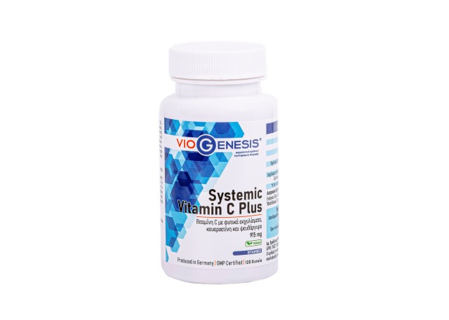 VioGenesis Vitamin C Systemic Plus 915mg Συμπλήρωμα Διατροφής για το Ανοσοποιητικό Σύστημα 120 Ταμπλέτες