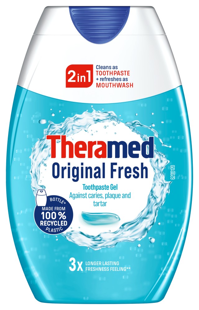 Theramed Original Fresh 2 σε 1 Οδοντόκρεμα σε Μορφή Gel Κατά της … Theramed Original Fresh 2 σε 1 Οδοντόκρεμα σε Μορφή Gel Κατά της …