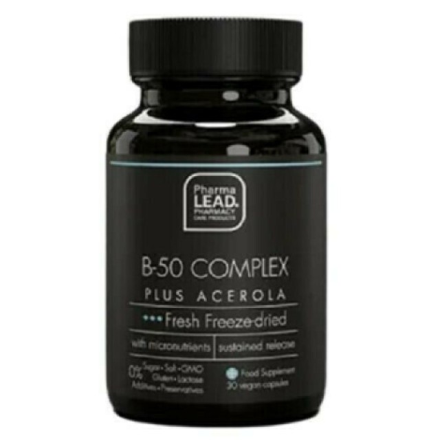 PharmaLead Black Range B-50 Complex Plus Acerola Ενισχυμένη Σύνθεση γι …
