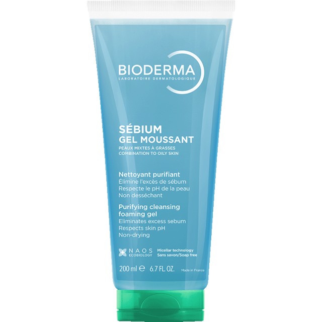 Bioderma Sebium Gel Moussant Εξυγιαντικό Gel Καθαρισμού για Λιπαρό … Bioderma Sebium Gel Moussant Εξυγιαντικό Gel Καθαρισμού για Λιπαρό …