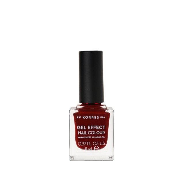 Korres Βερνίκι Νυχιών Gel Effect Nail Colour No59 Wine Red, 11ml