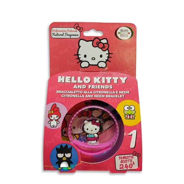 Medico Brand Italia Hello Kitty Αντικουνουπικό Βραχιόλι Ροζ 1 Τεμάχιο Medico Brand Italia Hello Kitty Αντικουνουπικό Βραχιόλι Ροζ 1 Τεμάχιο