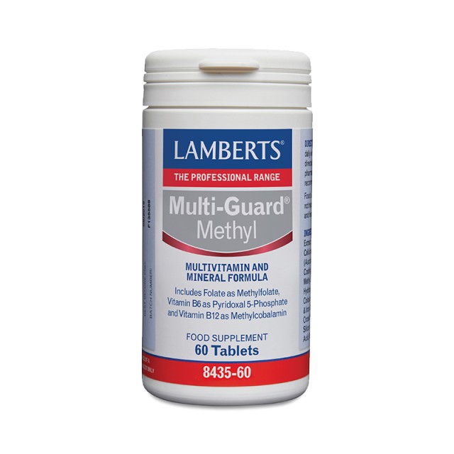 Lamberts Multi Guard Methyl Πολυβιταμίνη για Ενίσχυση του Ανοσοποιητικού Συστήματος, Ενέργεια και Τόνωση 60 Ταμπλέτες
