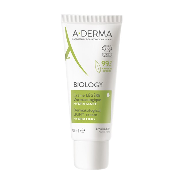 A-Derma Biology Δερματολογική Ελαφριά Ενυδατική Κρέμα Προσώπου 40ml A-Derma Biology Δερματολογική Ελαφριά Ενυδατική Κρέμα Προσώπου 40ml