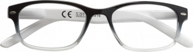 Zippo Γυαλιά Πρεσβυωπίας Κοκάλινα Χρώμα:Μαύρο - Λευκό [31Z-B1-BLK] +1.00