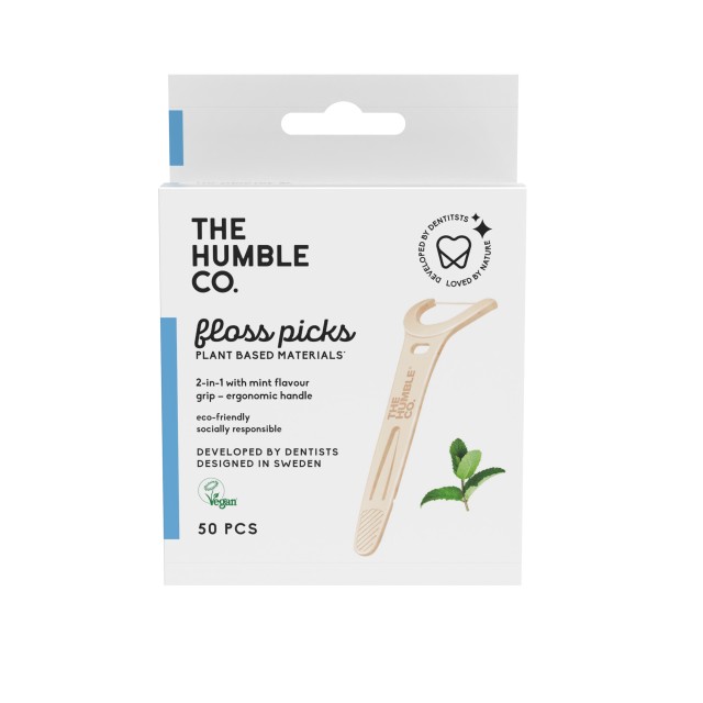 The Humble Co. Dental Floss Picks Grip Μεσοδόντιος Kαθαριστής με Μονό … The Humble Co. Dental Floss Picks Grip Μεσοδόντιος Kαθαριστής με Μονό …