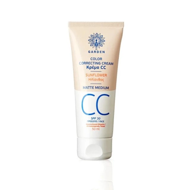 Garden CC Face Cream Matte SPF30 Medium Μεσαία Απόχρωση Ενυδατική Κρέμ … Garden CC Face Cream Matte SPF30 Medium Μεσαία Απόχρωση Ενυδατική Κρέμ …