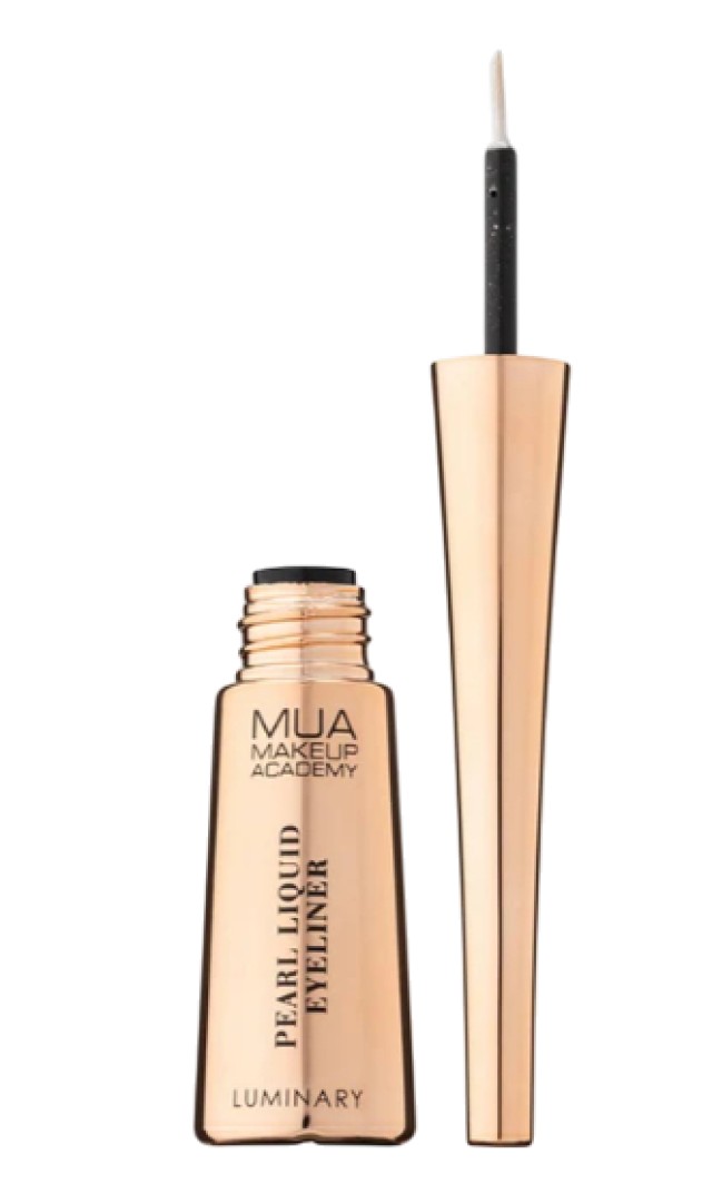 MUA Marble Pearl Liquid Liner Luminary Υγρό Eyeliner Ψυχρό, Λευκό-Ασημ …