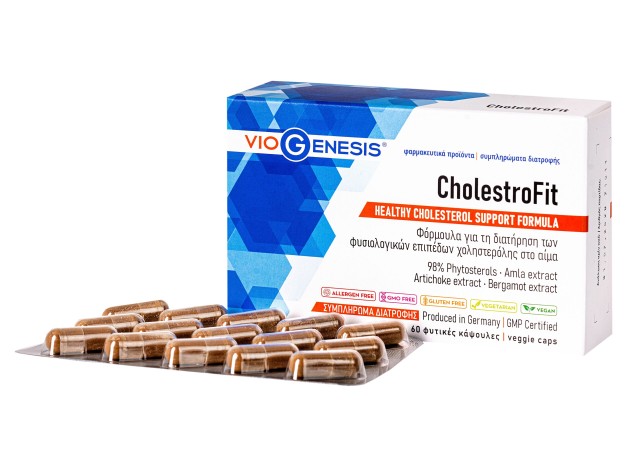 VioGenesis CholestroFit Συμπλήρωμα Διατροφής για τη Διατήρηση των Φυσι …