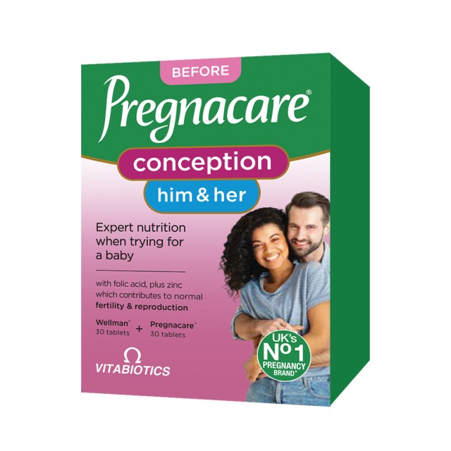 Vitabiotics Pregnacare Him & Her Conception για Ζευγάρια που &hellip;