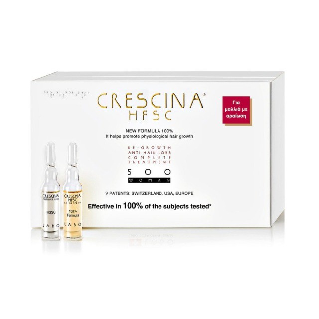 LABO Crescina HFSC 100% 200 Woman, Initial Thinning & Advanced Hair Loss 10 + 10 Φιαλίδια