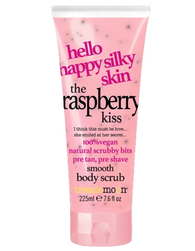 TreacleMoon The Raspberry Kiss Bοdy Ενυδατικό Scrub Σώματος με Άρωμα Βατόμουρο 225ml
