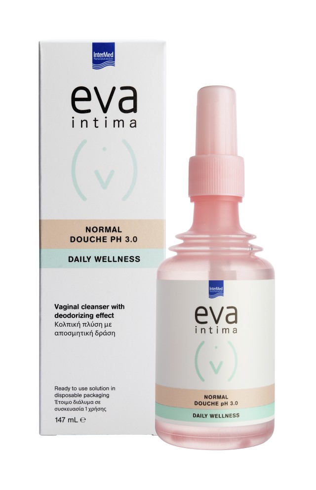 Intermed Eva Intima Normal Douche PH3,0 Daily Wellness Διάλυμα Για Κολ …