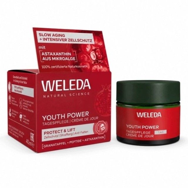 Weleda Youth Power Αντιρυτιδική Κρέμα Ημέρας Με Ρόδι, Πεπτίδια & &hellip;