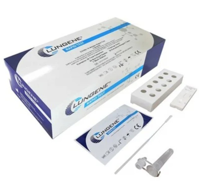 Clungene Lungene Rapid Antigen 25 Test SARS-CoV-2 Ρινοφαρυγγικό Τεστ Α … Clungene Lungene Rapid Antigen 25 Test SARS-CoV-2 Ρινοφαρυγγικό Τεστ Α …