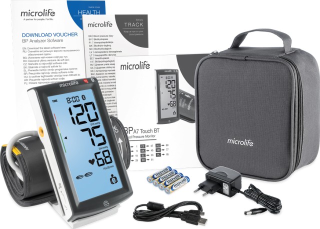Microlife BP A7 Touch BT Bluetooth Ψηφιακό Πιεσόμετρο Μπράτσου για Ανί … Microlife BP A7 Touch BT Bluetooth Ψηφιακό Πιεσόμετρο Μπράτσου για Ανί …
