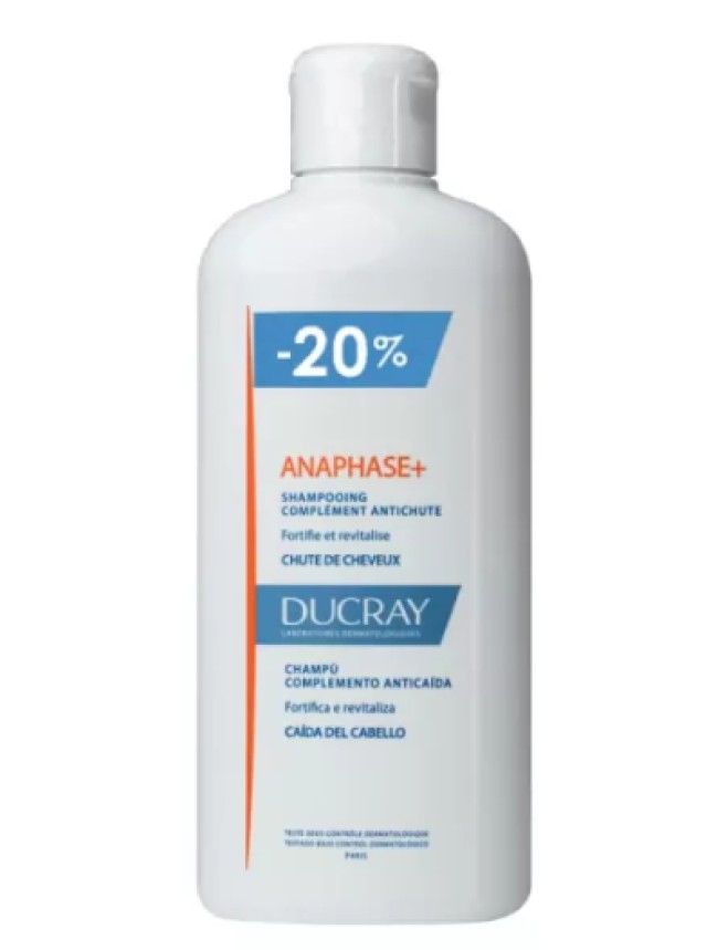 Ducray Anaphase+ Shampoo Σαμπουάν Κατά της Τριχόπτωσης 400ml [Sticker -20% Επί της Λιανικής]