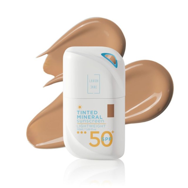 Lavish Care Tinted Mineral Sunscreen SPF50+ No3 Dark Shade Αντηλιακό Π … Lavish Care Tinted Mineral Sunscreen SPF50+ No3 Dark Shade Αντηλιακό Π …