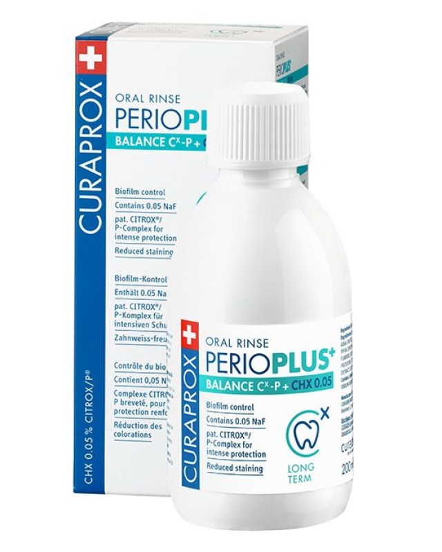 Curaprox Perio Plus Balance 0,05% Oral Rinse Στοματικό Διάλυμα 200ml [73320389]