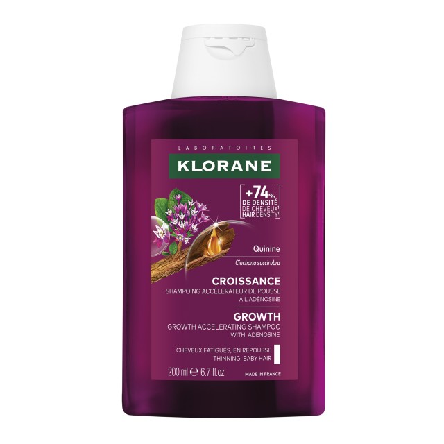 Klorane Growth Quinine Σαμπουάν Eπιτάχυνσης της Aνάπτυξης με Αδενοσίνη … Klorane Growth Quinine Σαμπουάν Eπιτάχυνσης της Aνάπτυξης με Αδενοσίνη …