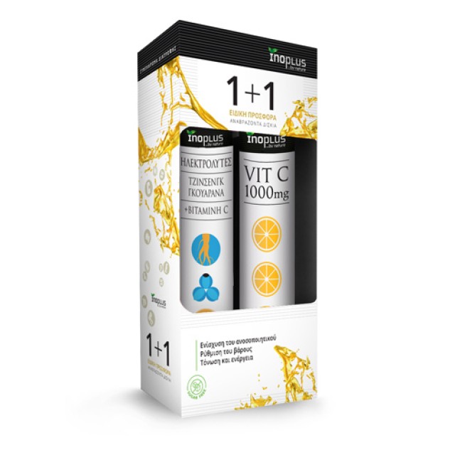 InoPlus PROMO Ηλεκτρολύτες με Ginseng & Guarana 20 Αναβράζοντα Δισκία … InoPlus PROMO Ηλεκτρολύτες με Ginseng & Guarana 20 Αναβράζοντα Δισκία …