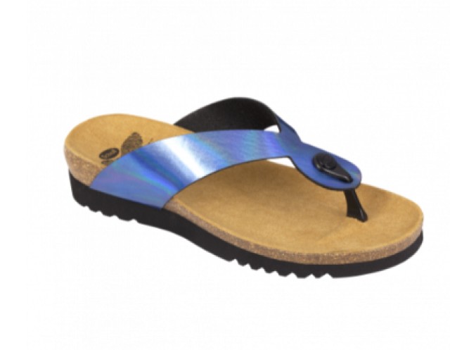 Scholl Kenna Ανατομικό Σανδάλι Μπλε No37 [F270491007]