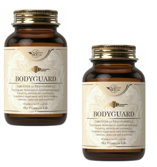 Sky Premium Life PROMO Bodyguard 60 Κάψουλες & Vitamin C 500mg 2x60 Δι …