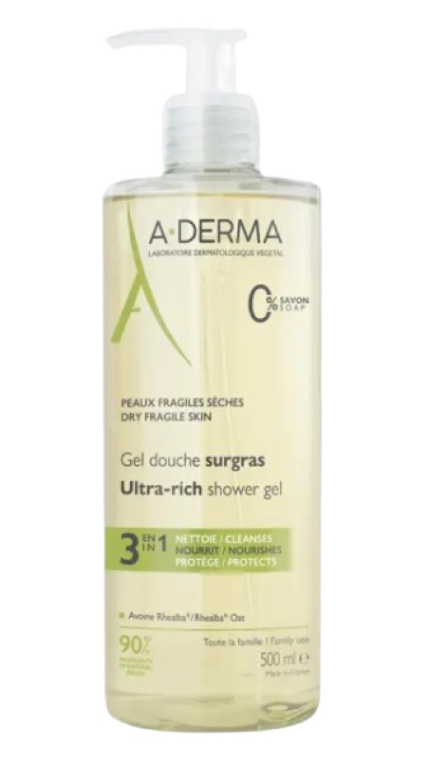 A Derma XeraCalm A.D Huile Lavante Relipidante Καθαριστικό Gel Αναπλήρ …