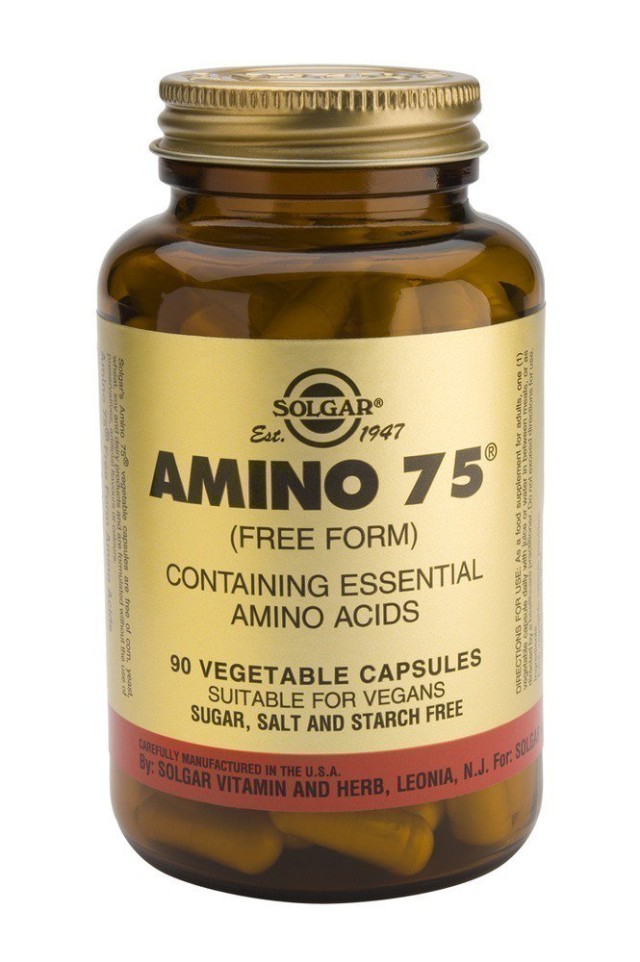 Solgar Essential Amino Acids 75mg Συμπλήρωμα Διατροφής Με Σύμπλεγμα Αμ …