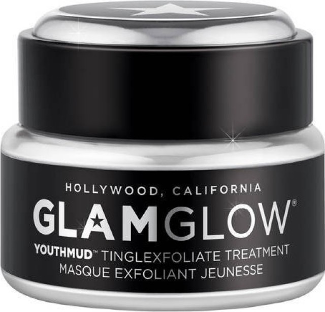 GlamGlow YouthMud Tinglexfoliate Treatment Mask Μάσκα Προσώπου Απολέπισης και Λάμψης 15gr