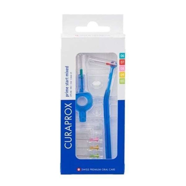 Curaprox CPS Prime Start Mixed 06-011 Μεσοδόντια Βουρτσάκια με 2 Λαβές &hellip;