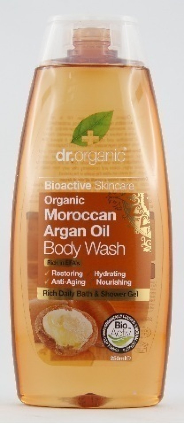 Dr. Organic Body Wash Argan Oil, 250ml