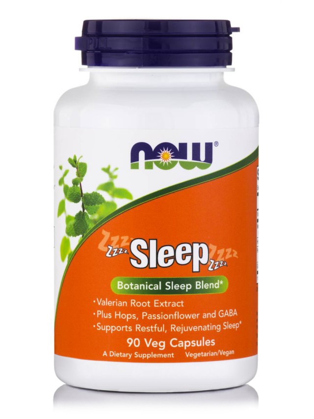 Now Foods Sleep Formula with Valerian Συμπλήρωμα Διατροφής Για Ήρεμο Ύπνο 90 Κάψουλες